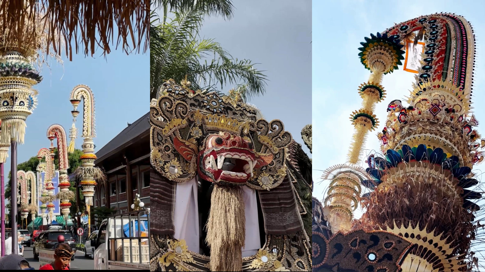 Balinese Ceremoni in Ubud Traditional Village